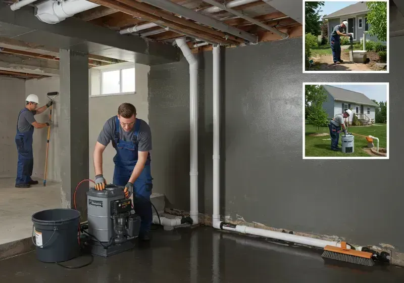 Basement Waterproofing and Flood Prevention process in Silver Lakes, CA